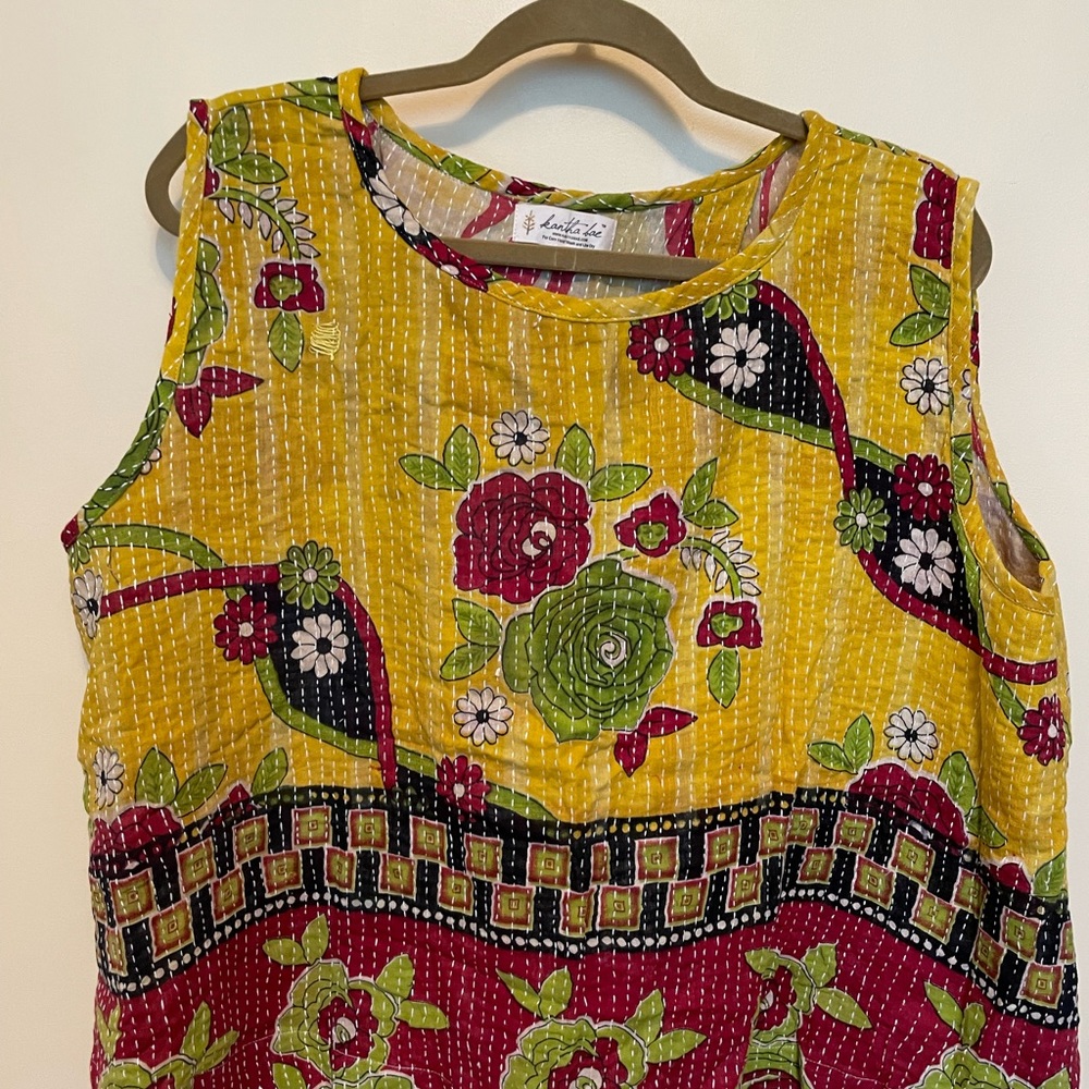Kantha Bae In Bloom tank. One size.